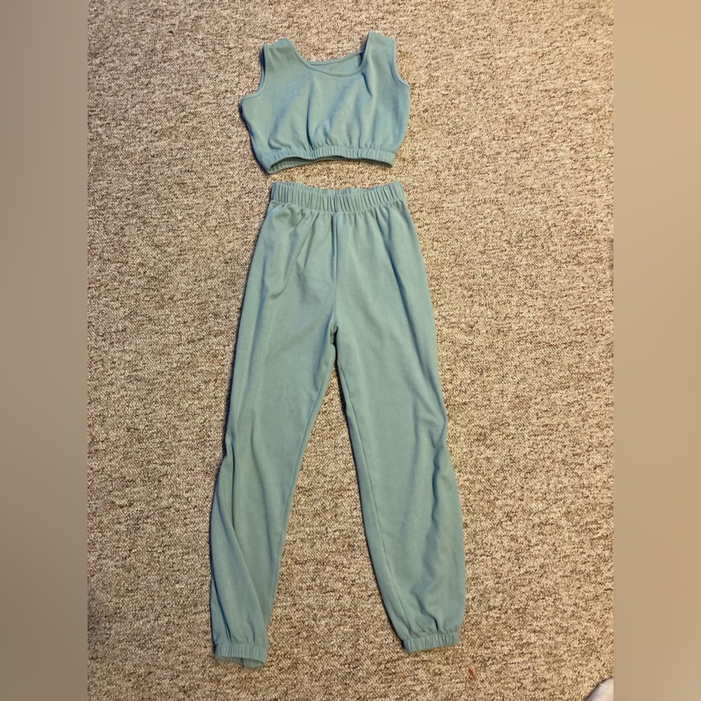 Teal Sweats Set